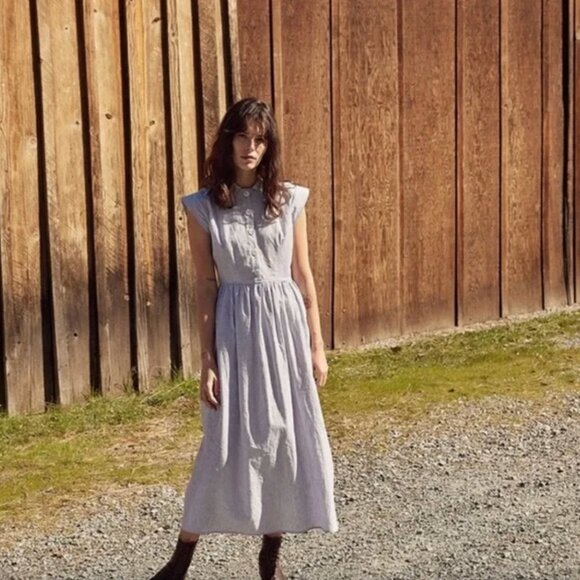 Christy Dawn Piper Dress in Blue Stripe Size S / XS - Picture 5 of 16